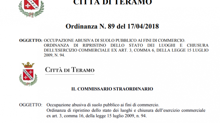 Negozio chiuso